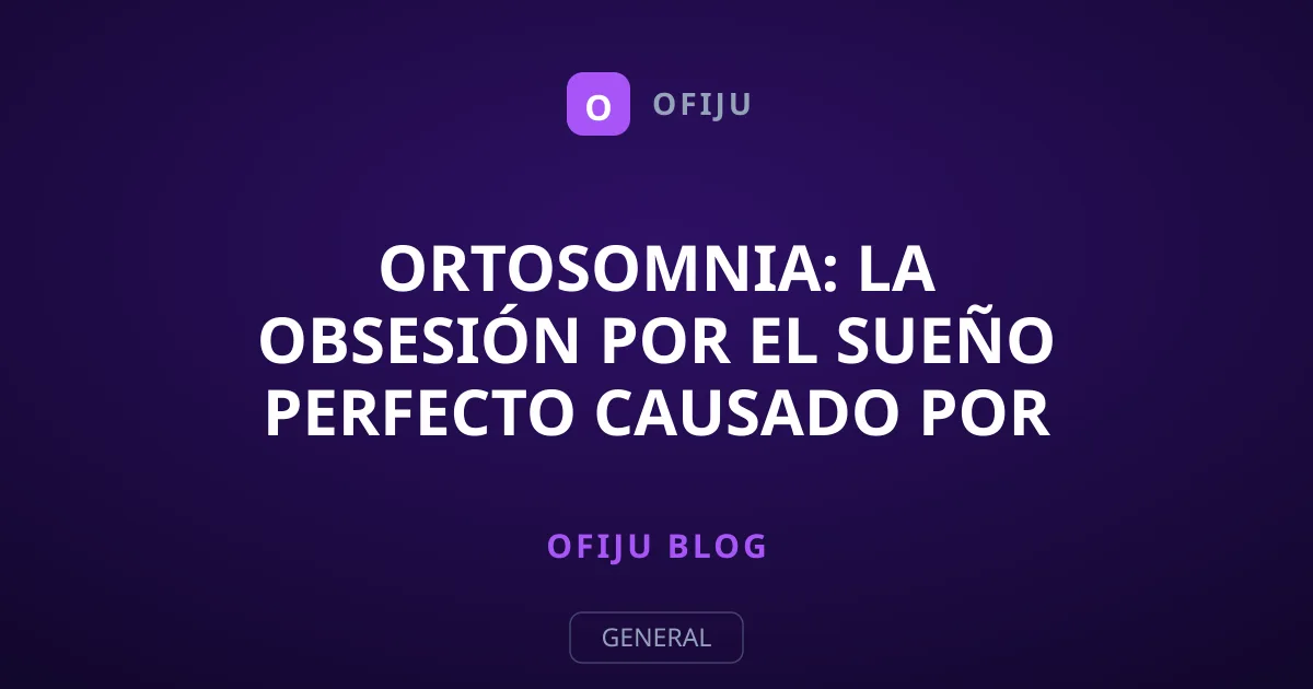 Ortosomnia: la obsesión por el sueño perfecto causado por wearables